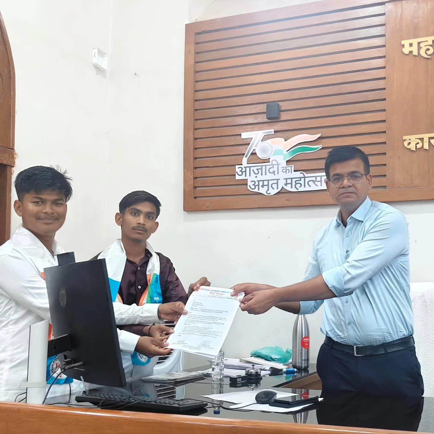 महाराष्ट्र TET पेपरफुटी प्रकरणावर NSUI Solapur चे निवेदन | Swaraj Fugare